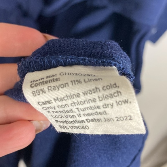 Good Hart navy blue romper - Picture 2 of 6